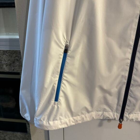 Save The Duck Rainy Jacket Lightweight Full Zip Hooded White Men’s Size Medium - Picture 3 of 12